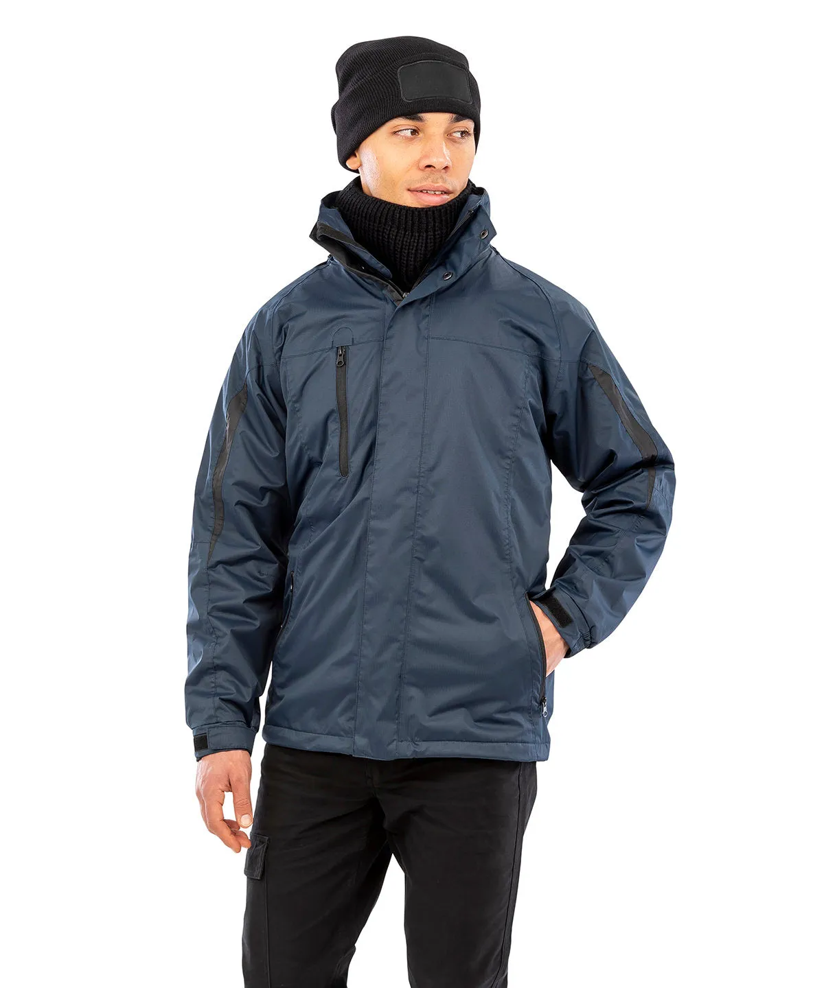 3-in-1 journey jacket with softshell inner | Black/Black