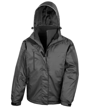 3-in-1 journey jacket with softshell inner | Black/Black