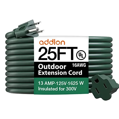 addlon Extension Cords Outdoor Green Orange