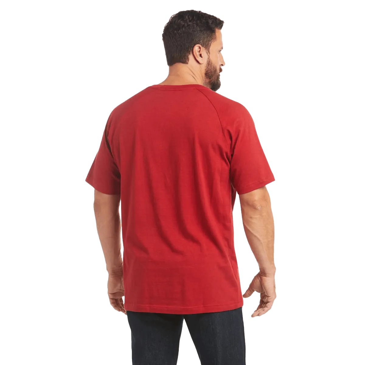 Ariat Men's Red Rebar Cotton Strong T-Shirt