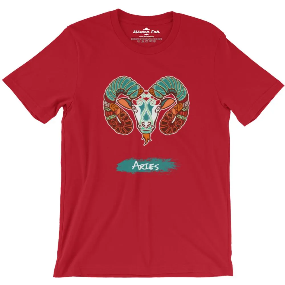 Aries round Neck T-Shirts