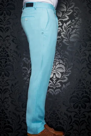 Au Noir Pants | WESSON-LANCASTER, Turquoise