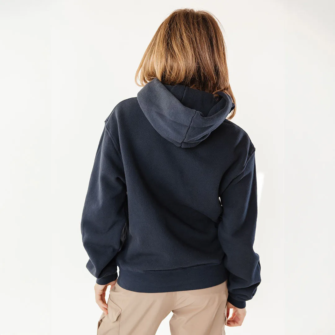 BYU Relaxed Hoodie, Navy - Y Cougar