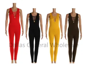 Casual Solid Color Jumpsuits Wholesale