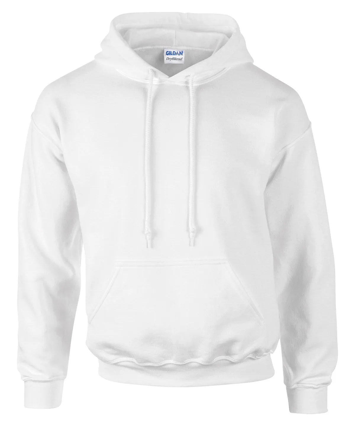 DryBlend® adult hooded sweatshirt | White