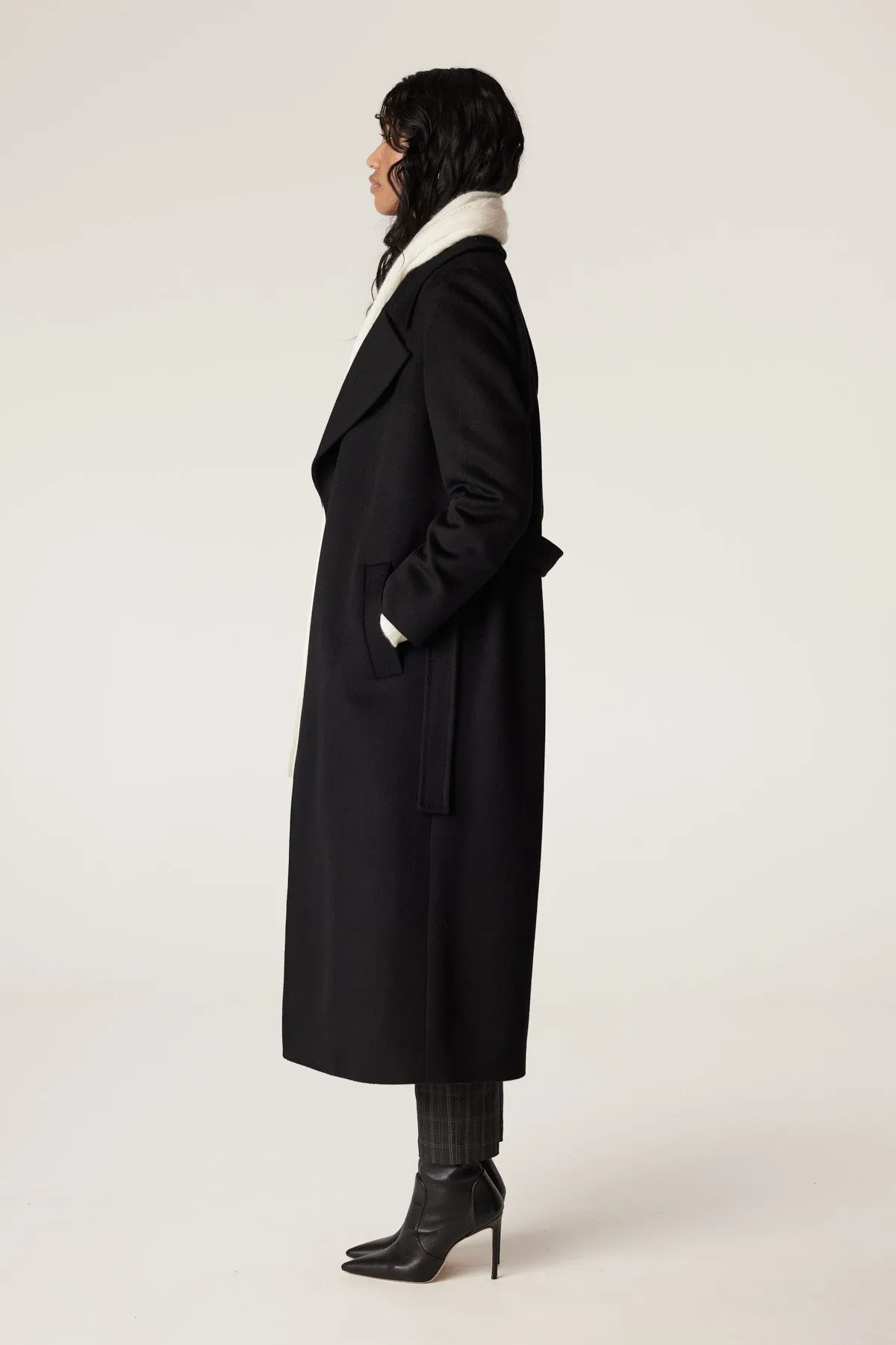 Evans Wool Coat - Black