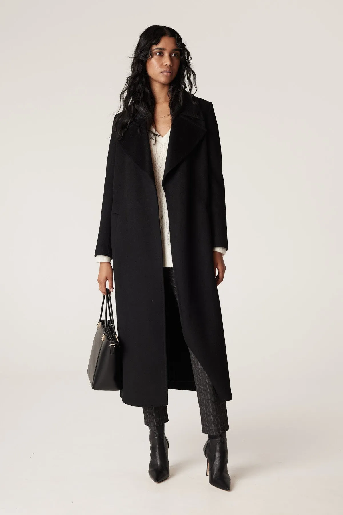 Evans Wool Coat - Black