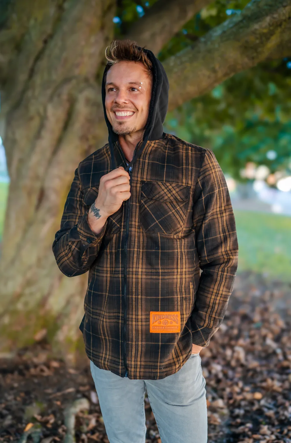 FLANNEL ZIP JACKET