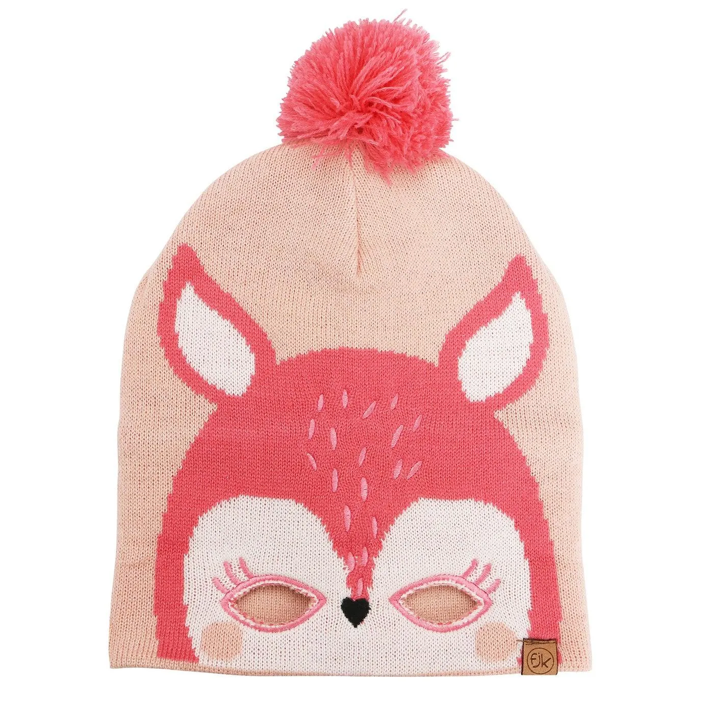 FlapJack Kids Knitted Toque Deer Med/Lrg