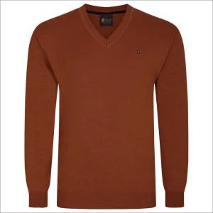 Gabicci K01 Rust V Neck--