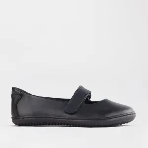 Girls Low-Bar School Shoe in Black Sizes 28-35 - 6609