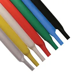 Heat Shrink Tubing Pico 3/4" Inside Diameter Black 2:1 Single Wall Heat Shrink Tube Bag Of 25X4' pcs