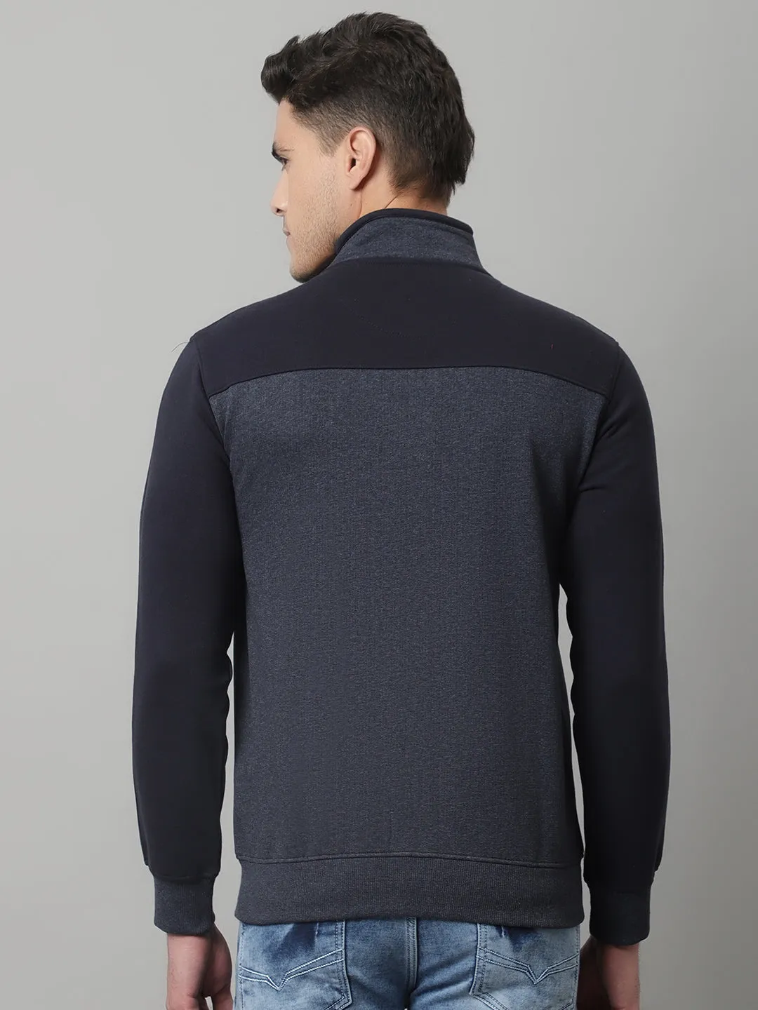 Mens Navy Mix Sweatshirt