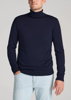 Men's Tall Turtleneck Sweater in Patriot Blue