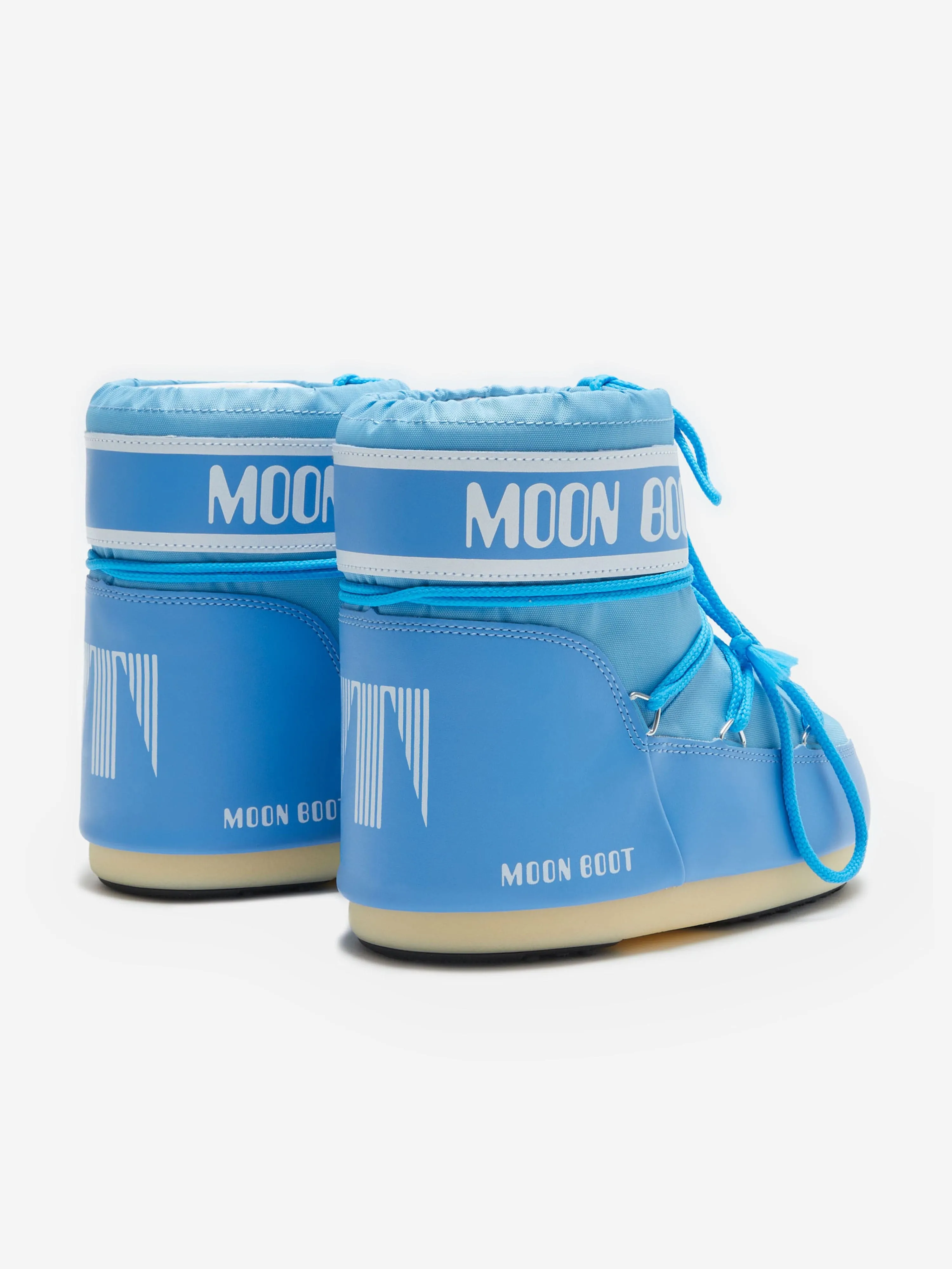 Moon Boot Boys Icon Low Boots in Blue