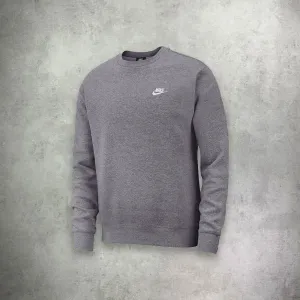 Nike Club Crew Neck Sweater Charcoal Grey