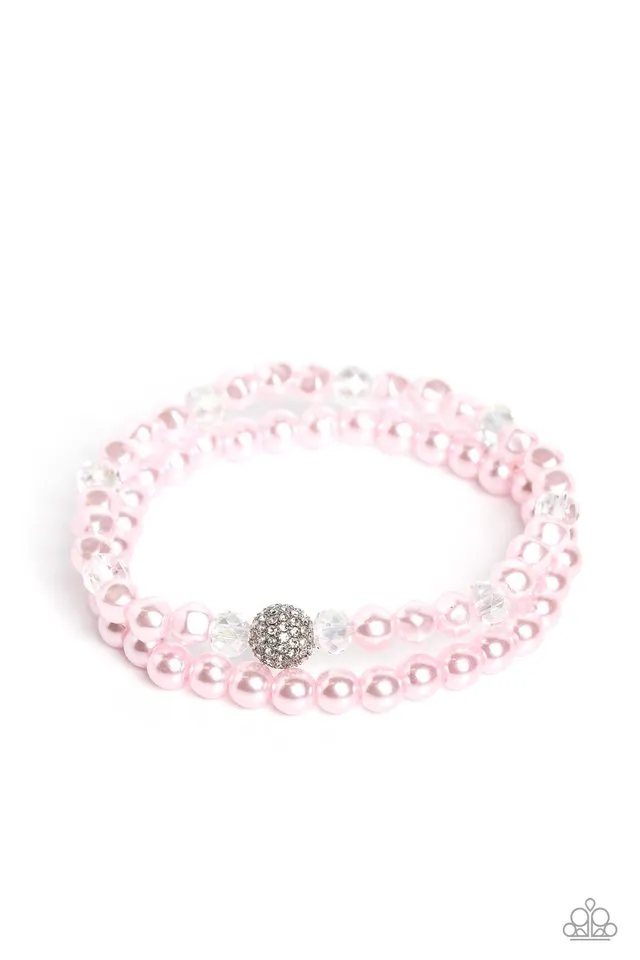 Paparazzi Bracelet ~ Countess Cutie - Pink