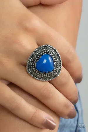 Paparazzi Genuinely Gemstone - Blue Stone Ring