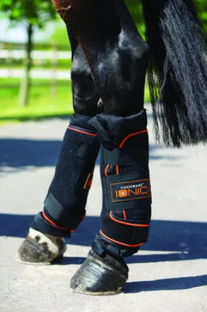 Rambo Ionic Stable Boots, Black/Orange