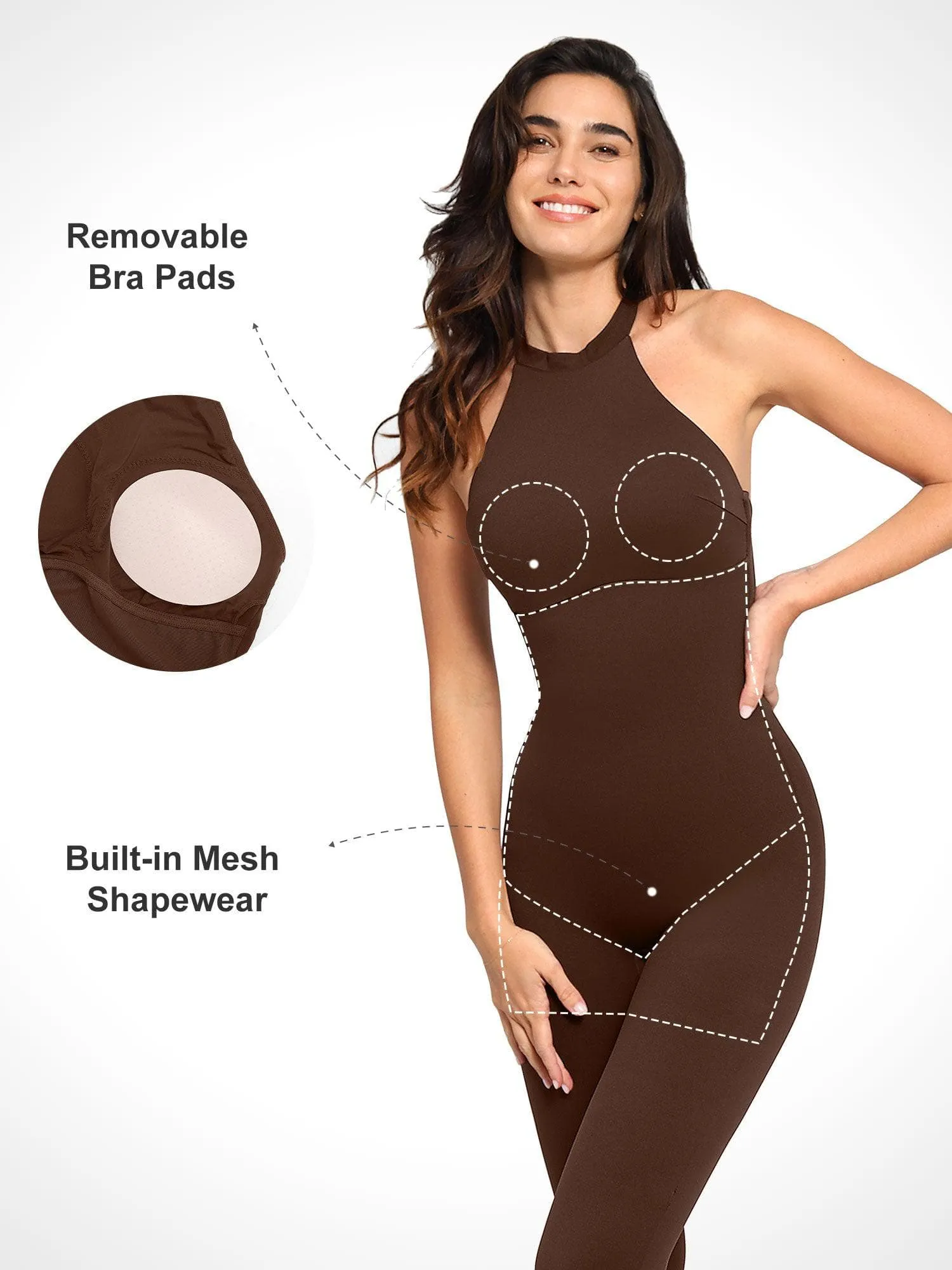 The Shapewear Jumpsuit One Piece Thigh Slimming