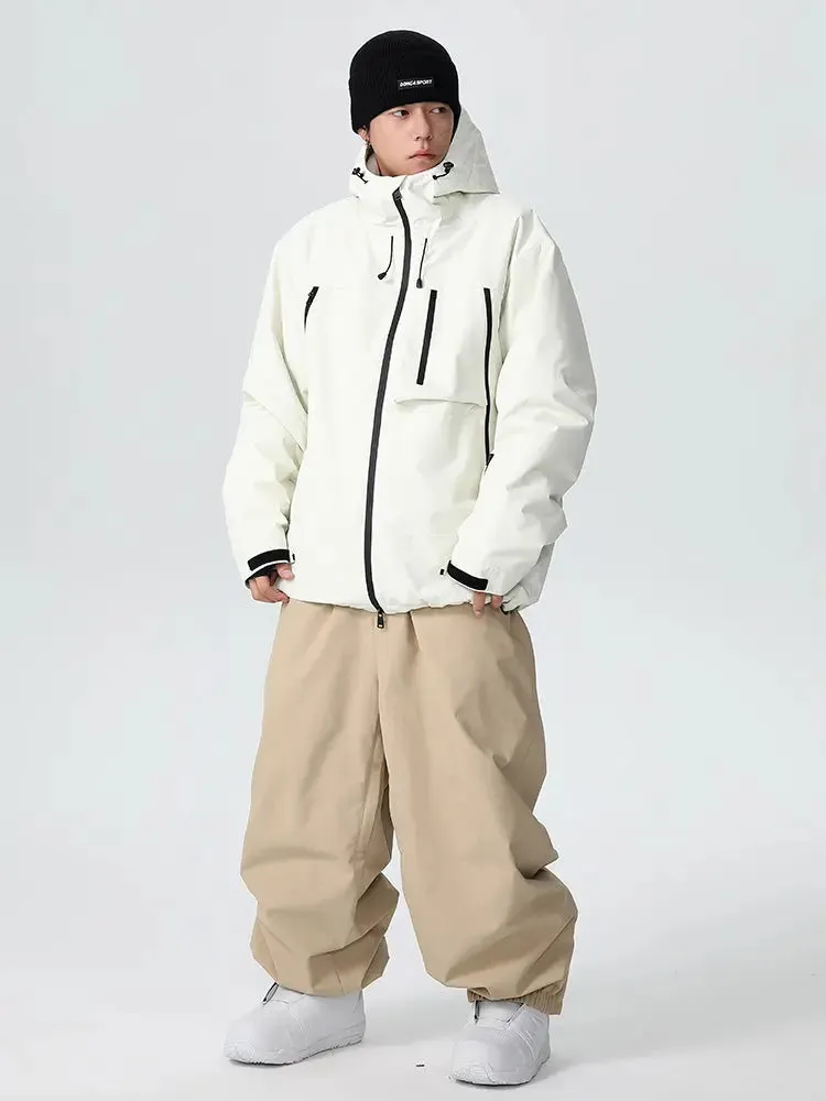 Unisex Freestyle Skisuits 2025 Winter Baggy Snowboard Suit