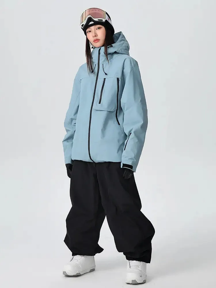 Unisex Freestyle Skisuits 2025 Winter Baggy Snowboard Suit