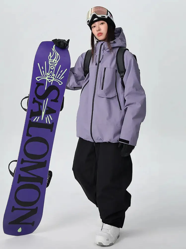 Unisex Freestyle Skisuits 2025 Winter Baggy Snowboard Suit