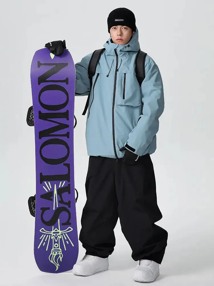 Unisex Freestyle Skisuits 2025 Winter Baggy Snowboard Suit