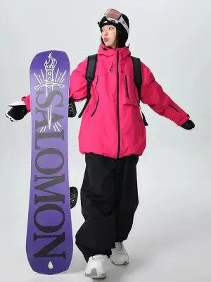 Unisex Freestyle Skisuits 2025 Winter Baggy Snowboard Suit