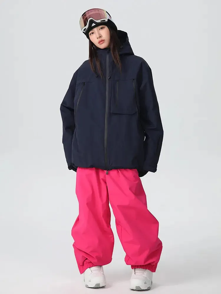 Unisex Freestyle Skisuits 2025 Winter Baggy Snowboard Suit