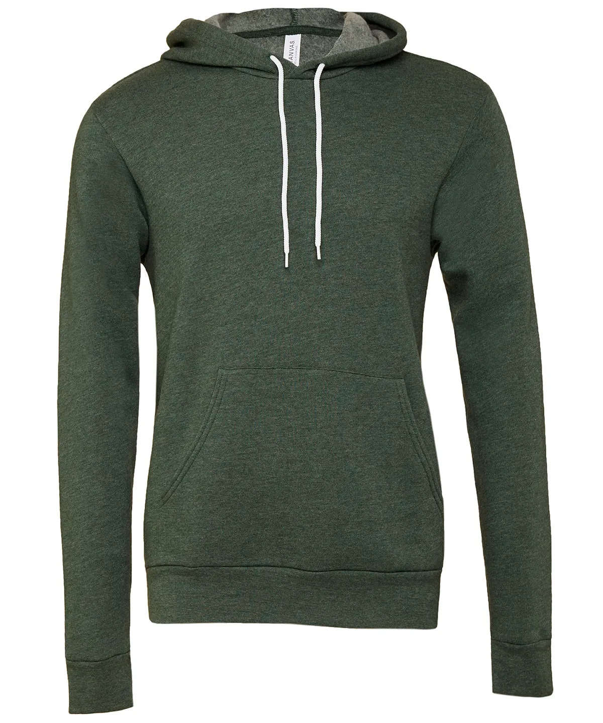 Unisex polycotton fleece pullover hoodie | Heather Forest