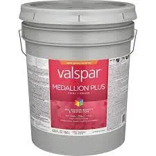 Valspar® Medallion® Plus Exterior Paint   Primer Semi-Gloss 5 Gallon Pastel Base (5 Gallon, Pastel Base)