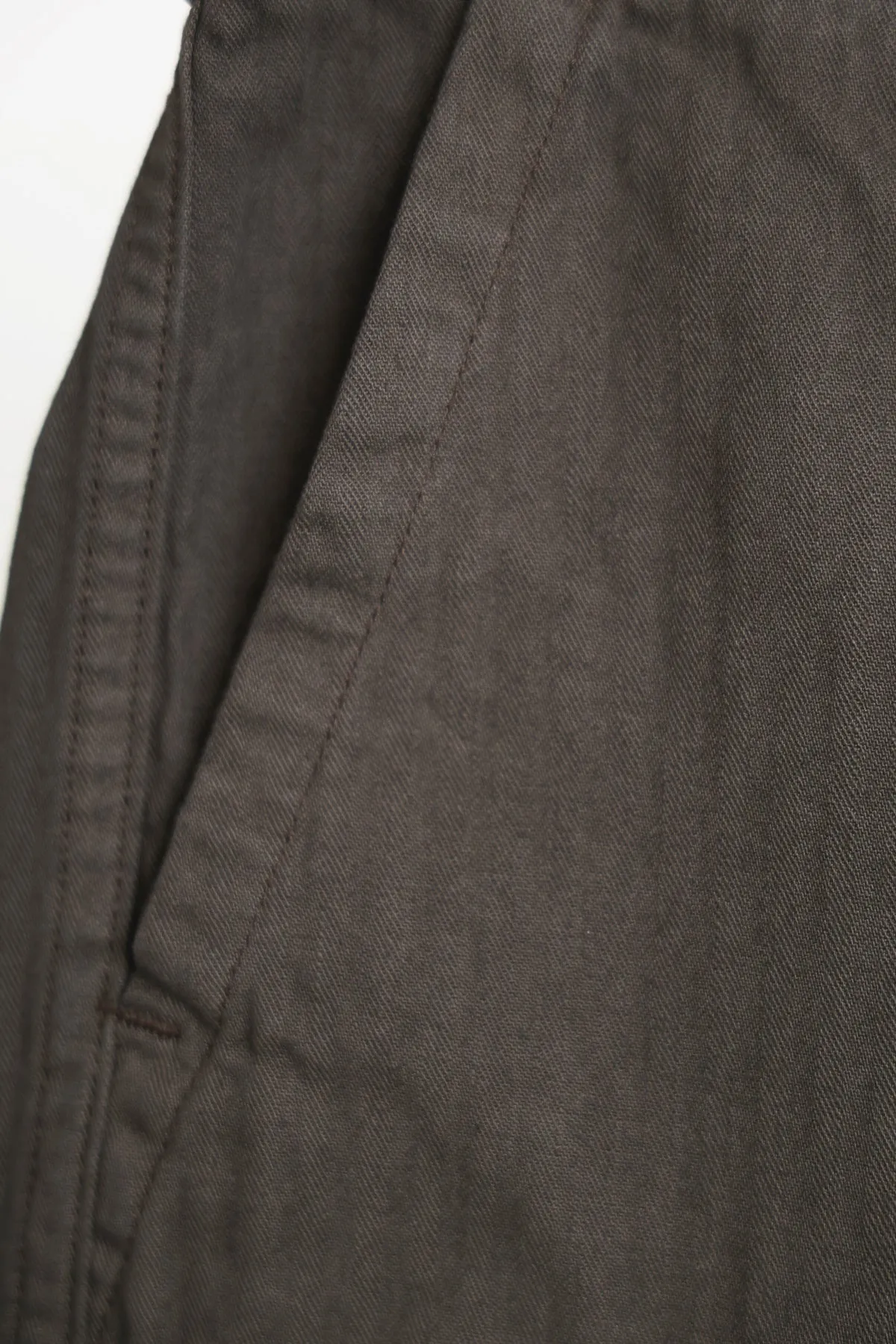 Wide Fit French Work Pants - Coffee Brown