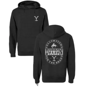 Yellowstone Men's Dutton Ranch Logo Hoodie